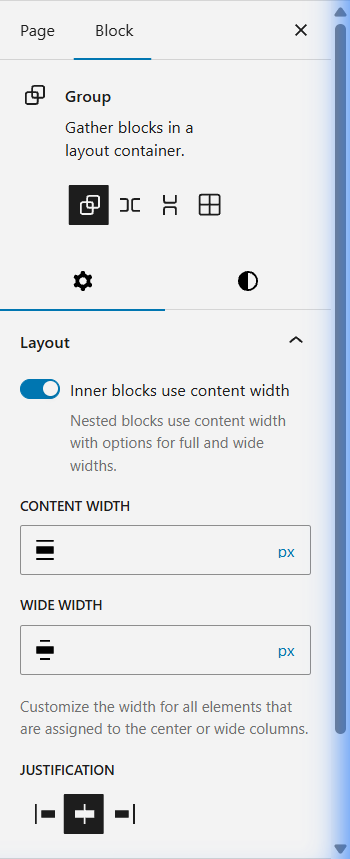Mengatur lebar widget